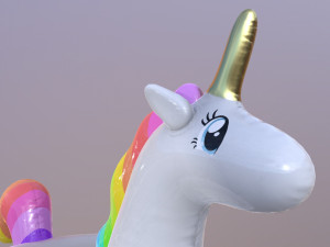 pool float unicorn 3D Model