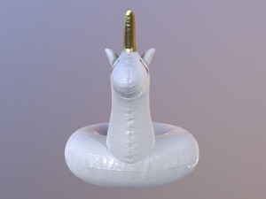 pool float unicorn 3D Model