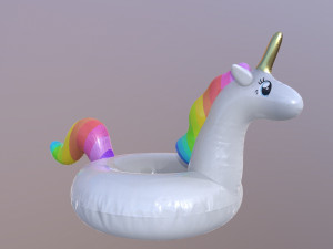pool float unicorn 3D Model
