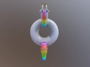 pool float unicorn 3D Model