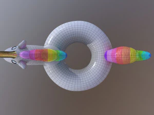 pool float unicorn 3D Model