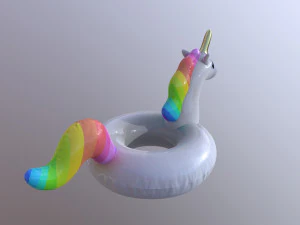 pool float unicorn 3D Model