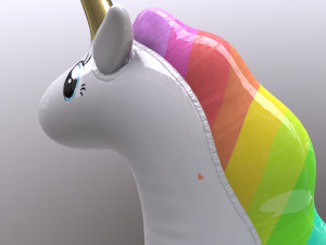 pool float unicorn 3D Model