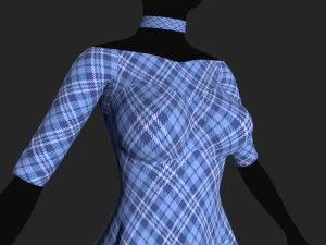 womens dress 2 3D Model