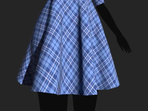womens dress 2 3D Model