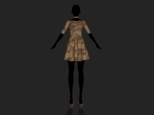 womens dress 3D Model