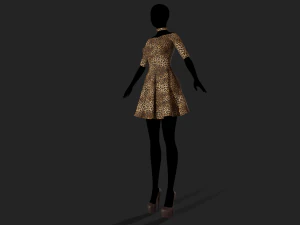 womens dress 3D Model