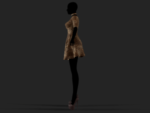 womens dress 3D Model