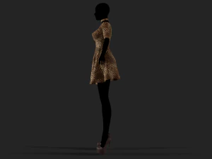 womens dress 3D Model