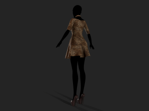 womens dress 3D Model