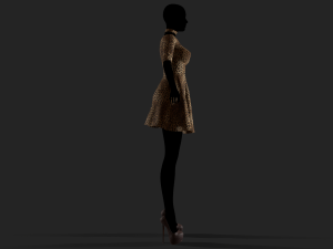 womens dress 3D Model