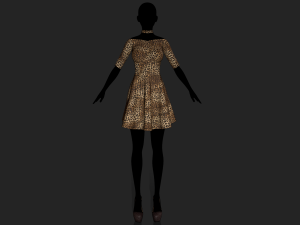 womens dress 3D Model