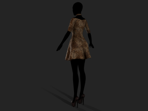 womens dress 3D Model