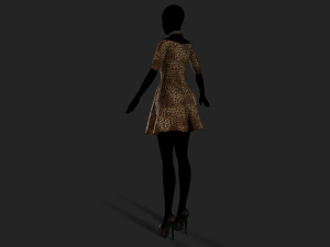 womens dress 3D Model