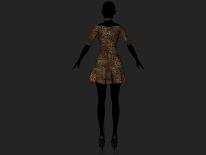 womens dress 3D Model