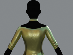 womens dress 3 Modello 3D