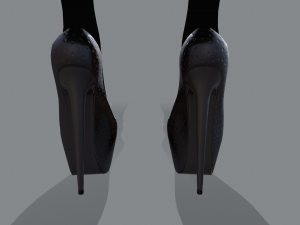 womens dress 3 Modello 3D