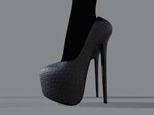 womens dress 3 Modello 3D