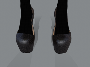 womens dress 3 Modello 3D