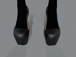 womens dress 3 3D Model