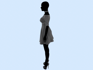 womens dress 4 Modelo 3D
