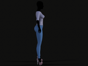 jacket and jeans 3D-Modell