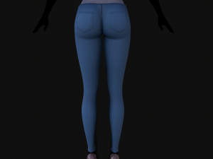 jacket and jeans 3D-Modell