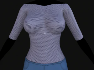 kurtka i dżinsy Model 3D