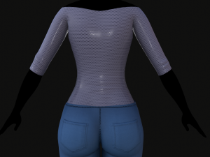 jacket and jeans 3D-Modell