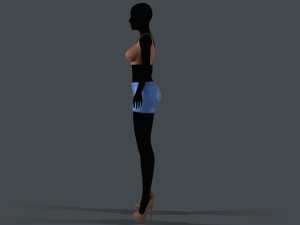 tank top and shorts 3Dモデル