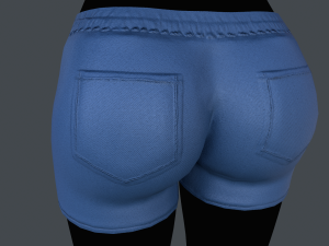 tank top and shorts 3Dモデル