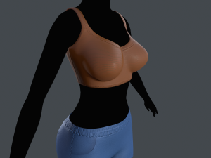 tank top and shorts 3Dモデル
