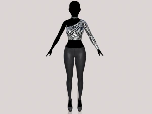 jacket and jeans 3D Model
