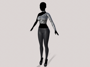 jacket and jeans 3D-Modell