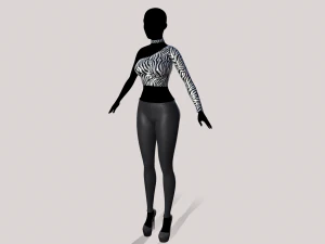jacket and jeans 3D Model