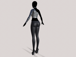 jacket and jeans 3D-Modell