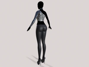 jacket and jeans 3D Model