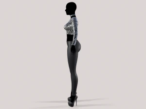 jacket and jeans 3D Model