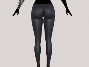 jacket and jeans 3D-Modell