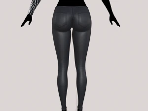 jacket and jeans 3D Model