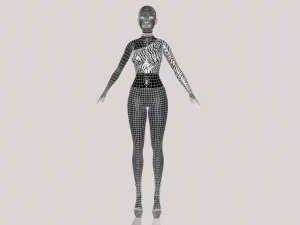 jacket and jeans 3D Model