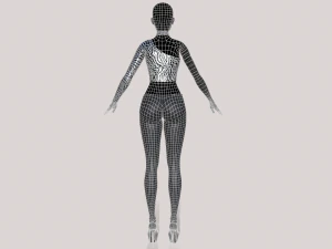 jacket and jeans 3D Model
