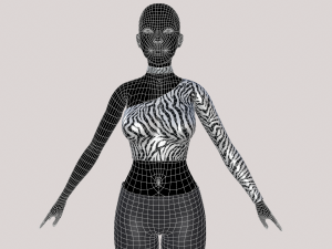 jacket and jeans 3D-Modell