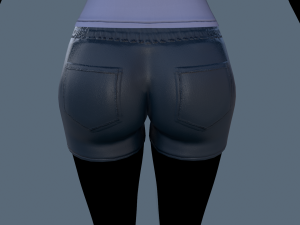 t-shirt and shorts Modèle 3D