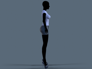 t-shirt and shorts Modèle 3D