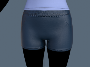 t-shirt and shorts Modèle 3D