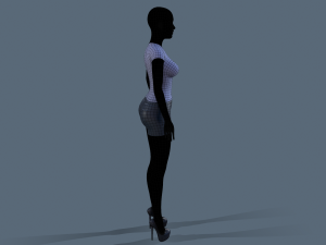t-shirt and shorts Modèle 3D