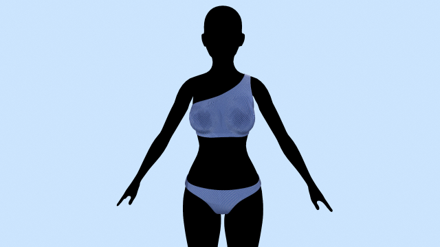 swimsuit Modelo 3D .c4d .max .obj .3ds .fbx .stl .blend 