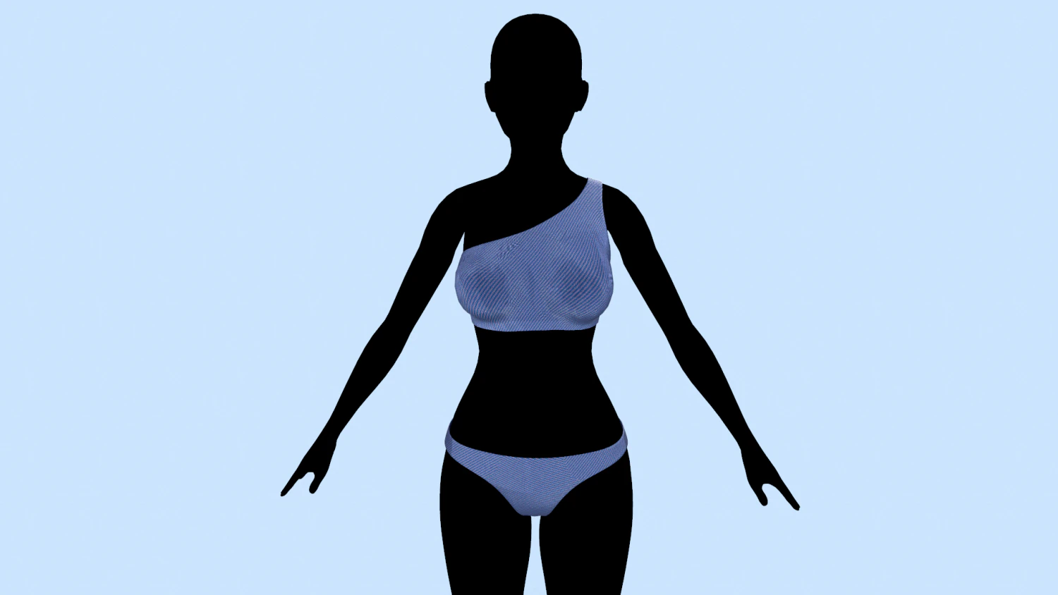 swimsuit 3D Model .c4d .max .obj .3ds .fbx .stl .blend 