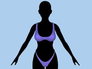 swimsuit 2 Modelo 3D